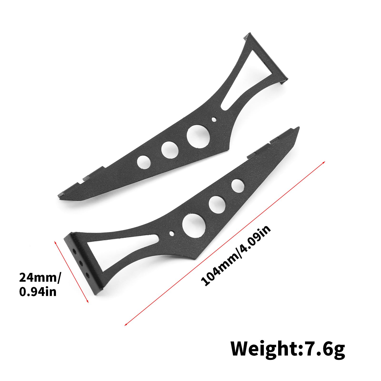 Tamiya TT02 XV01 RC Car Metal Spoiler Wing for Drift Racing