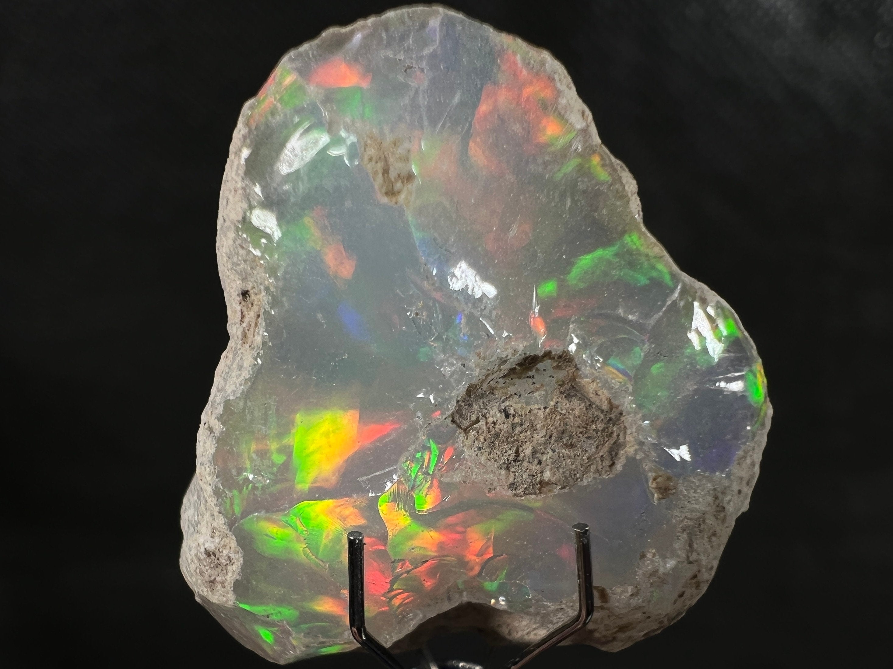 Premium 4A+ Welo Opal Raw Crystal - Natural Cutting Grade Opal Gemstone, October Birthstone for Jewelry Making & Collecting (Ideal for Rings, Necklaces & Healing Crystals)