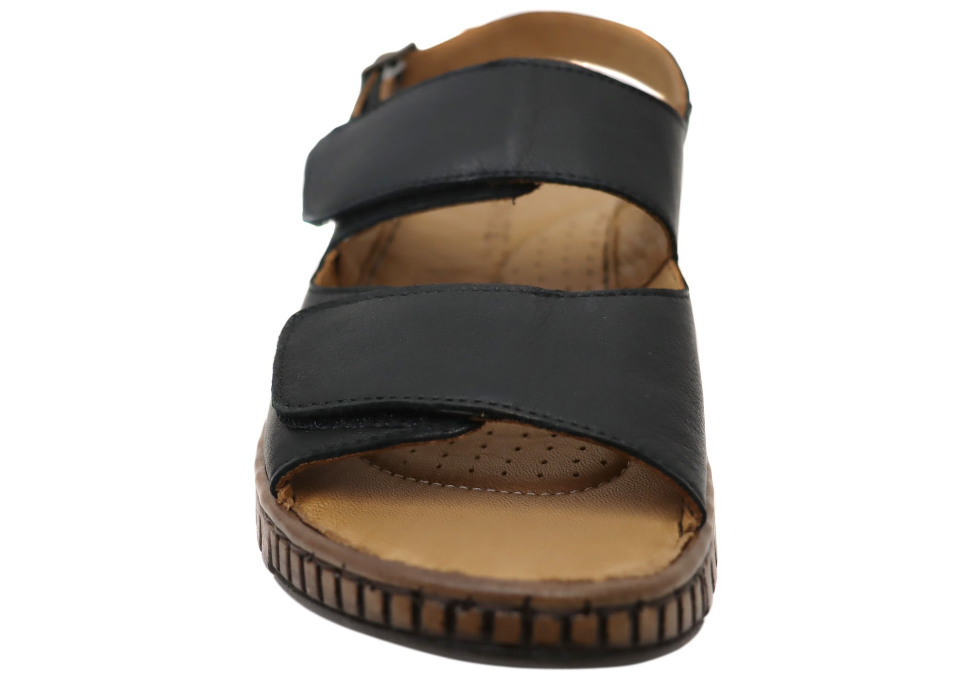 Orizonte Alvie Women's Comfortable Adjustable Leather Sandals - European Style for Walking, Travel & Casual Outfits