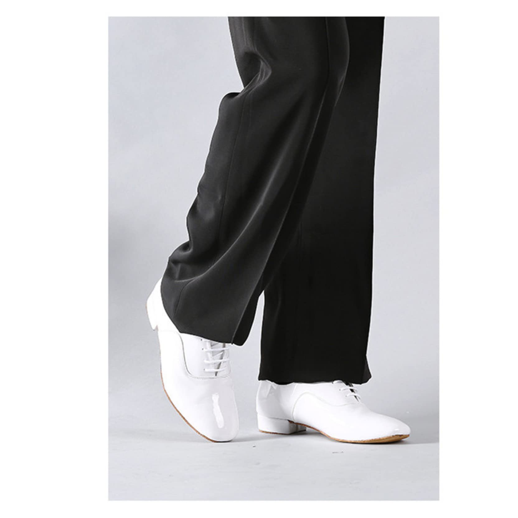 Men's Comfortable Dress Shoes - Lace Up Patent Leather Oxfords for Party & Dance | Breathable Formal Shoes for Men | Perfect for Weddings, Business & Evening Events