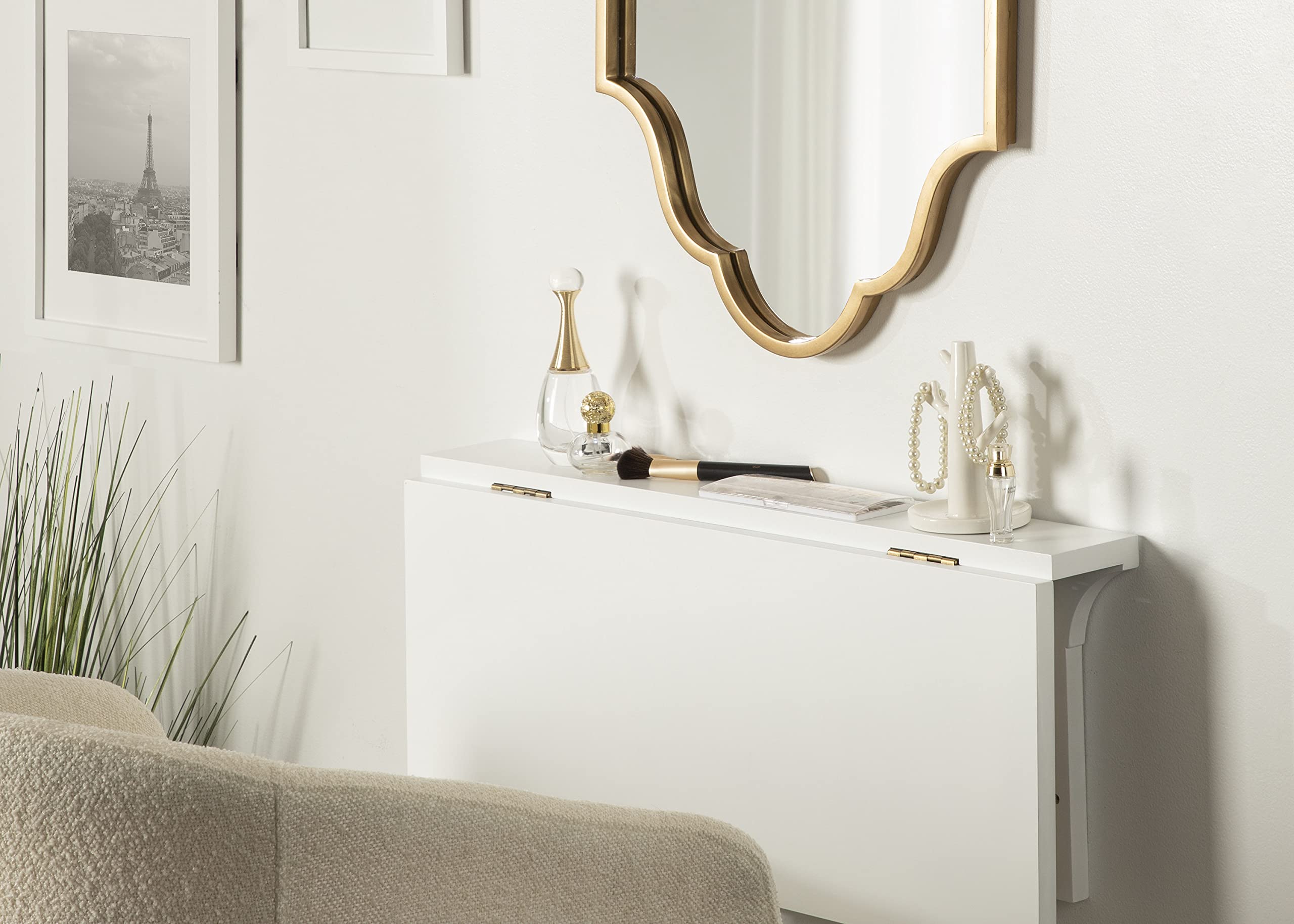 Kate and Laurel Corblynd Wall Mounted Floating Desk - 30