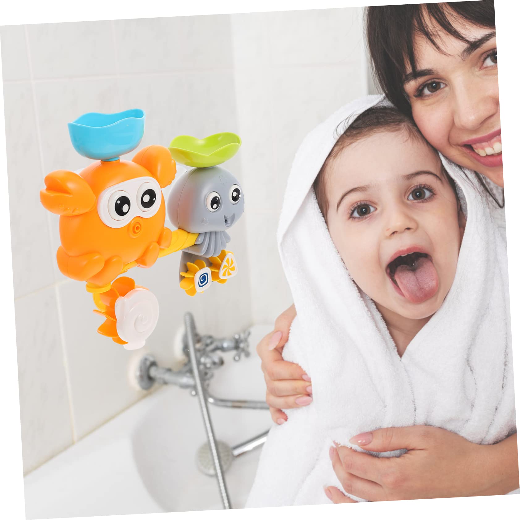 VICASKY 5-Piece Water Toy Set for Kids - Fun Bath Tub Toys, Floating Animal Figures, Non-Toxic ABS Plastic - Perfect for Bathtime Play, Pool Parties & Sensory Development