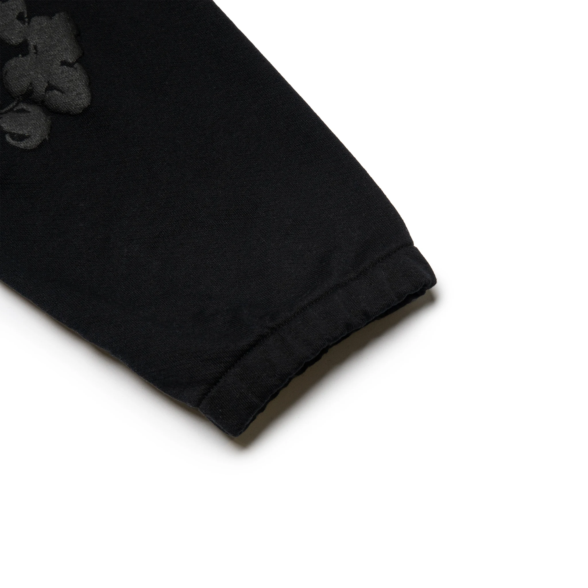 Vintage Denim Tears Cotton Wreath Black Monochrome Sweatpants - Men's Casual Joggers for Streetwear & Lounge Wear