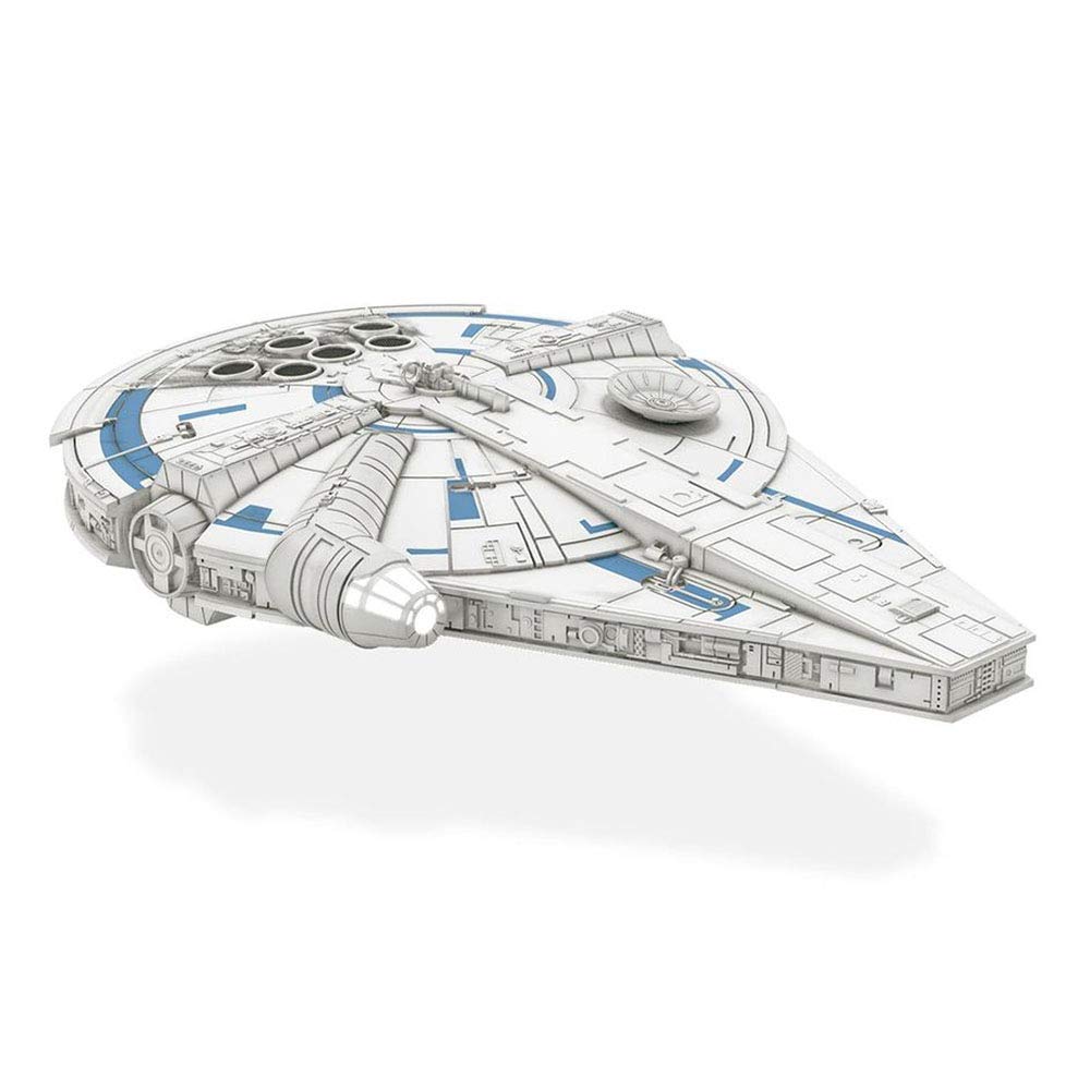 Hallmark Keepsake 2018 Star Wars Millennium Falcon Christmas Ornament with Lights - Solo: A Star Wars Story Collectible - Perfect for Holiday Tree Decorations & Star Wars Fan Gifts