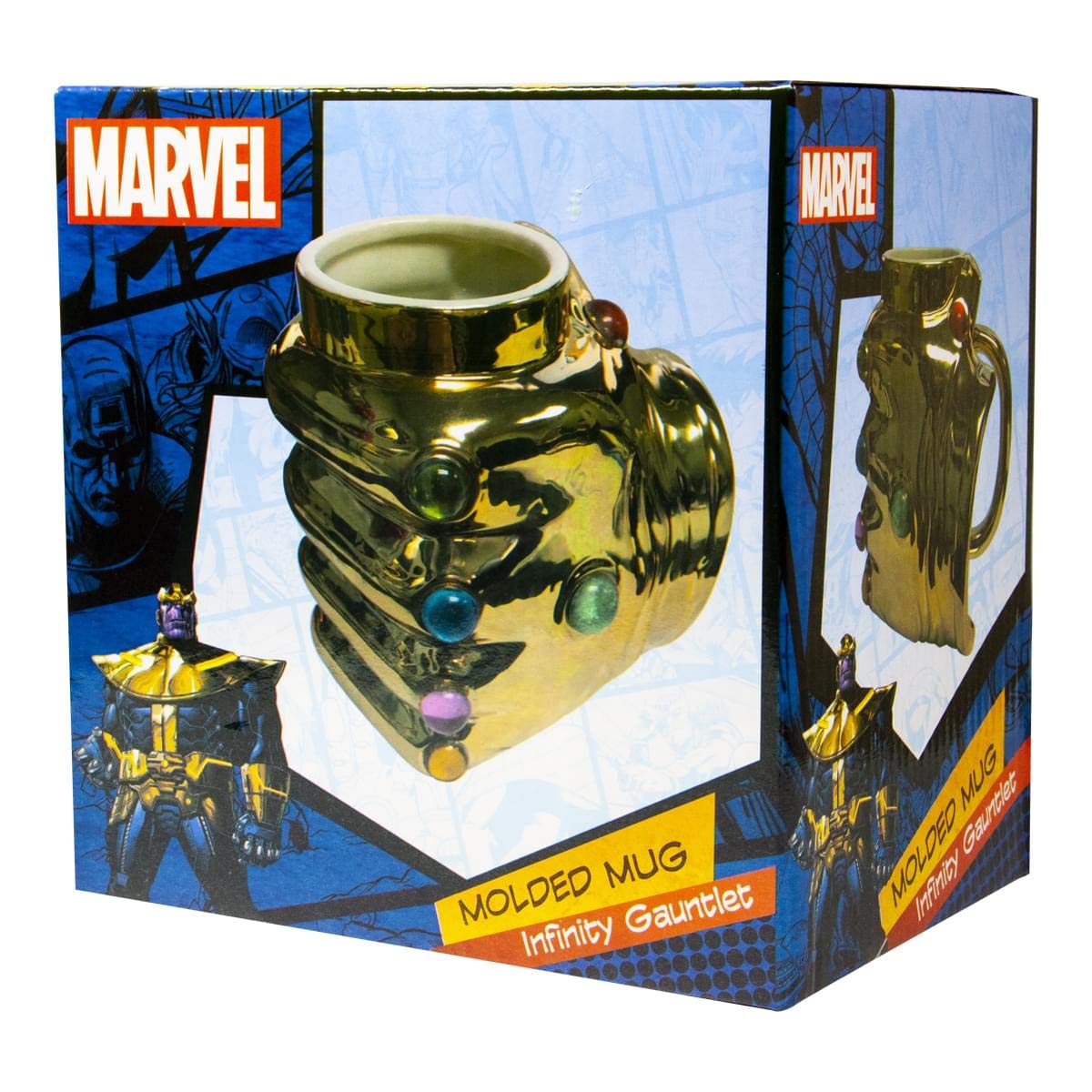 Marvel Avengers Thanos Infinity Gauntlet Ceramic Coffee Mug - 20oz Superhero Gift for Marvel Fans | Perfect for Coffee, Tea & Collectible Display