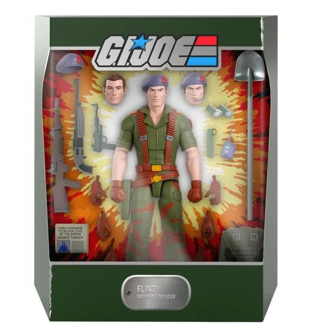 G.I. Joe ULTIMATES! Flint Action Figure - 6-Inch Collectible Toy with Accessories for Display & Play - Perfect for Fans, Collectors, and Role-Playing Scenes