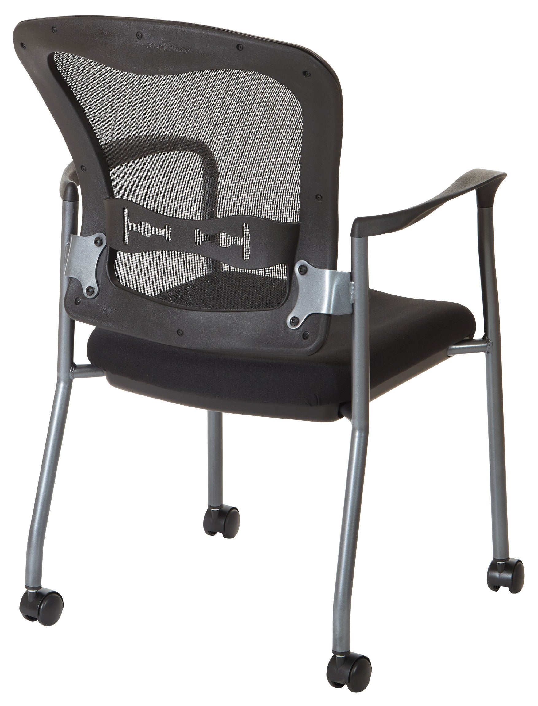 Pro Line II™ Titanium Mesh Office Chair with ProGrid® Back Support - Ergonomic Visitor Armchair for Home & Office [84540 30] - Perfect for Conference Rooms, Waiting Areas, and Workspaces