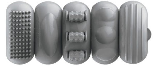 SHARPER IMAGE Heated Ergonomic Massager for Neck & Back Pain Relief - SMG1105GY - Perfect for Home, Office & Car Use