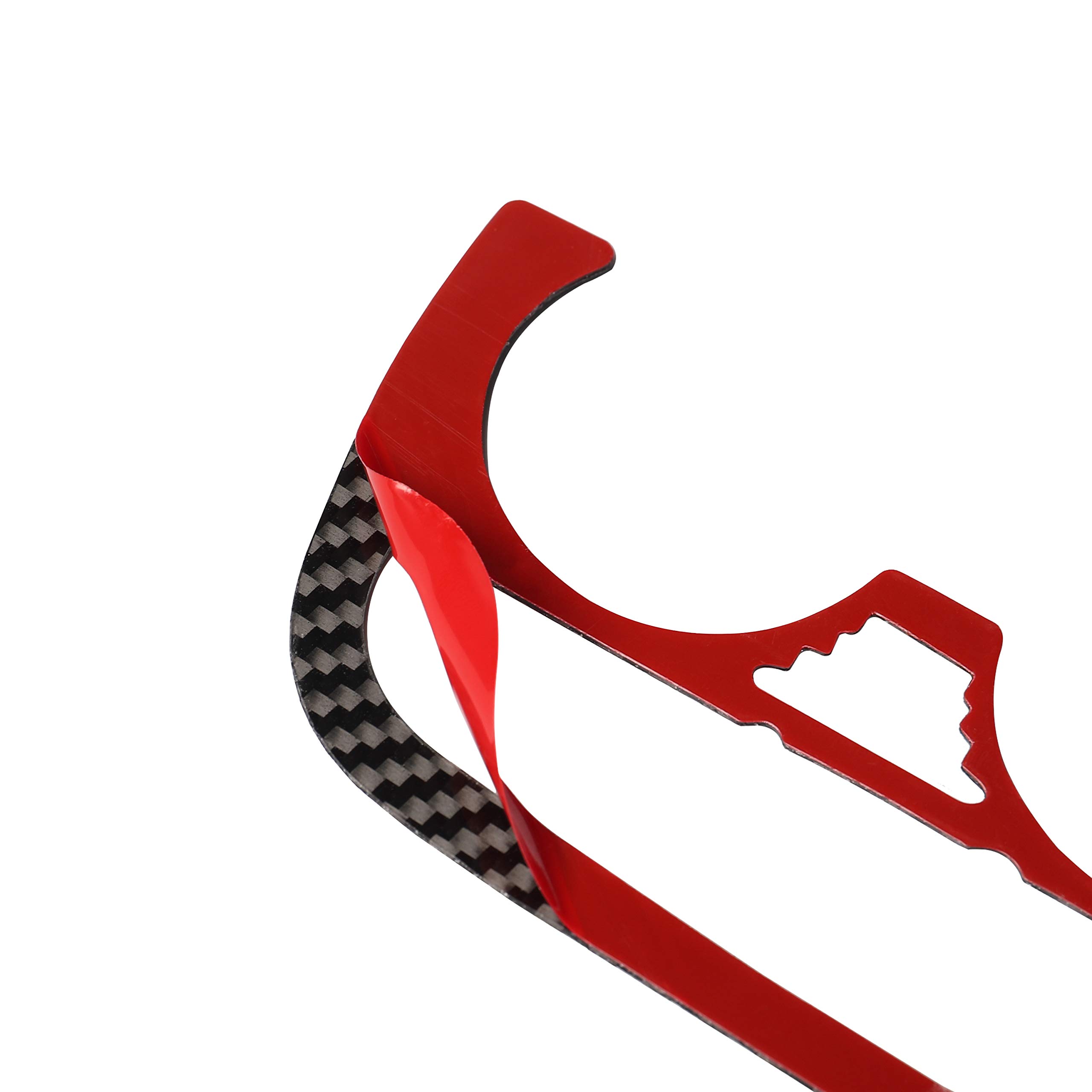 Premium Carbon Fiber Air Conditioner Button Cover Trim for Audi TT 8N/8J MK123 TTRS (2008-2014) - Interior Upgrade Accessory | Enhances Dashboard Style & Protects Controls