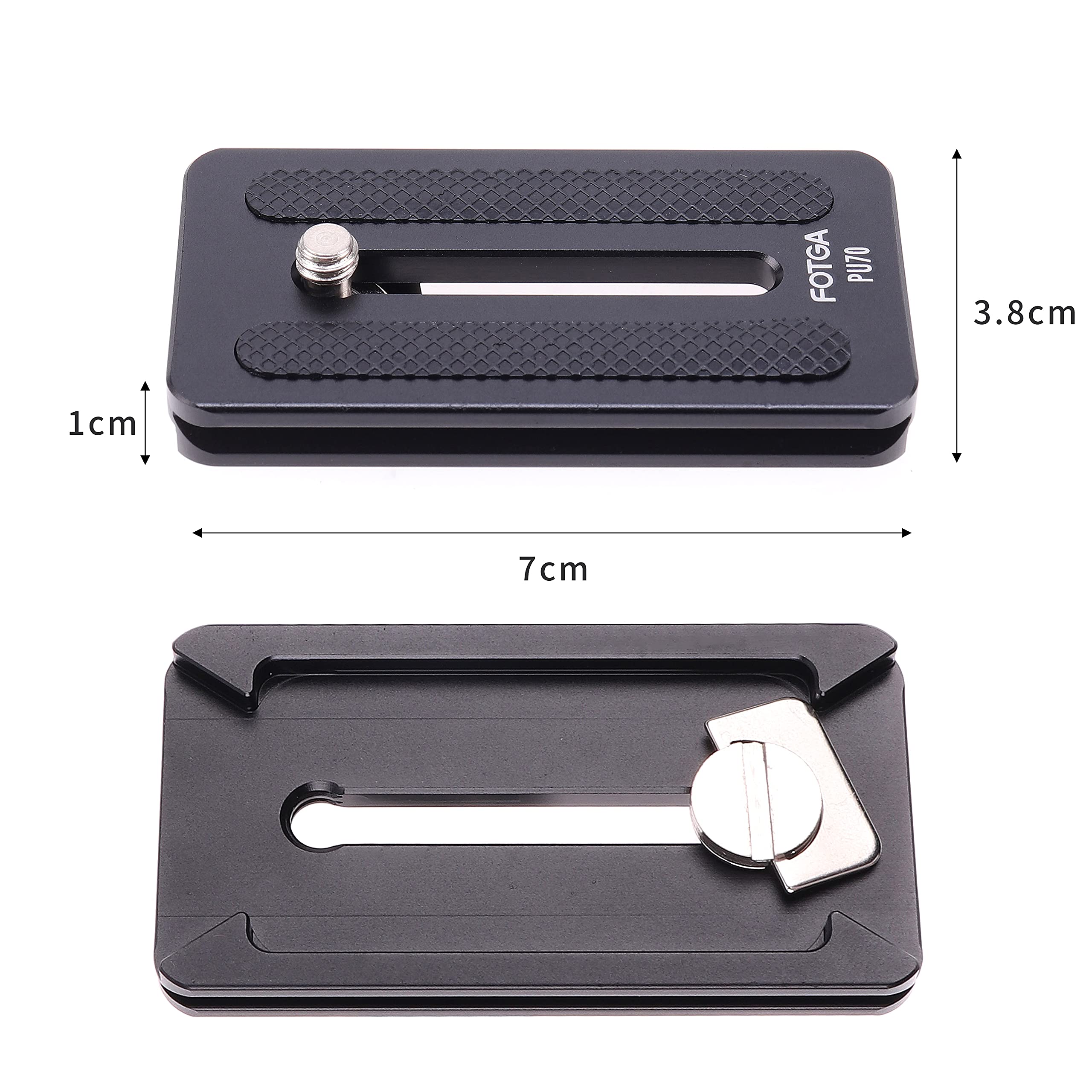 Fotga PU70 Aluminum Quick Release Plate with 1/4