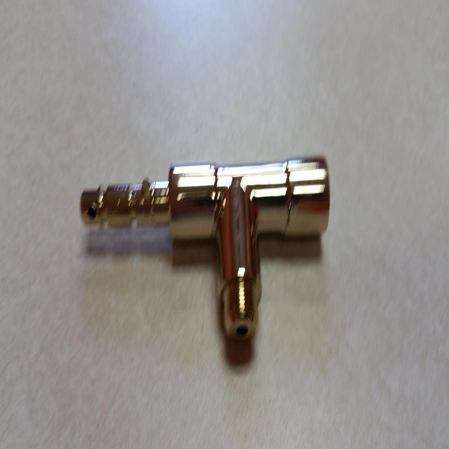 Premium Brass Steam Shaft T Bar for Espresso & Cappuccino Machines - Professional Barista Tool for Home & Cafe Use