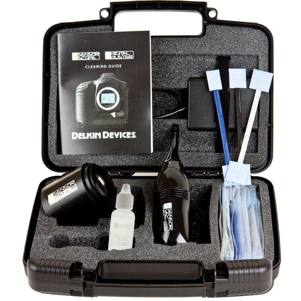 Delkin SensorScope 3 DSLR Camera Sensor Cleaning Kit - Professional DSLR & Mirrorless Camera Maintenance Tool for Photographers