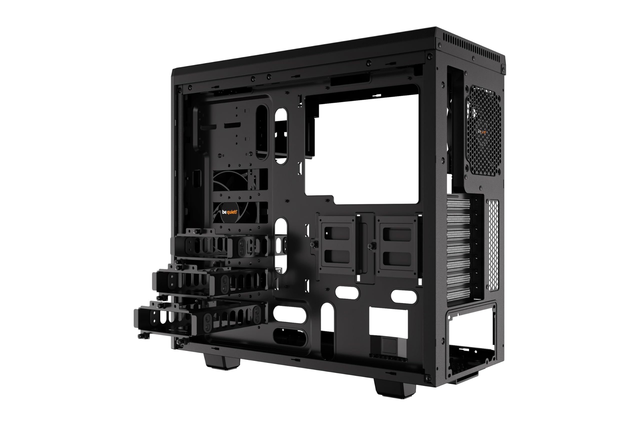 be quiet! Pure Base 600 ATX Midi Tower PC Case - 2 Pre-Installed Pure Wings Fans | Silent Black Gaming Computer Case | Perfect for Home Office & Gaming PC Builds