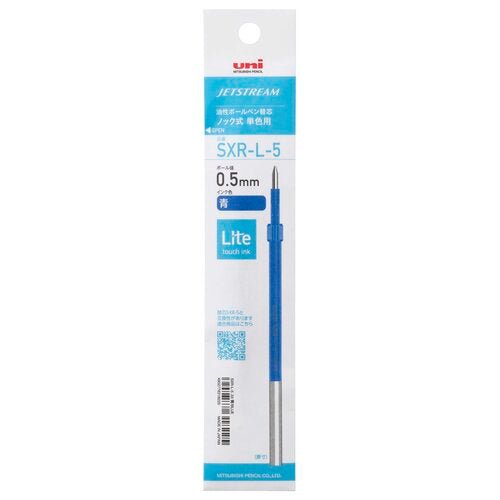 Jetstream Lite Touch Ink Refill SXR-L5 & SXR-L7 - Compatible with Uni Mitsubishi Ballpoint Pens - Smooth Writing for Office, School & Note-Taking