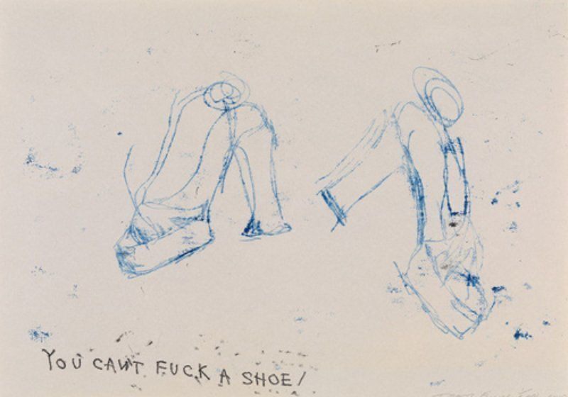Tracey Emin 'You Can't Fuck a Shoe' Art Print - Contemporary Wall Decor for Home & Office - Perfect for Art Lovers & Modern Spaces