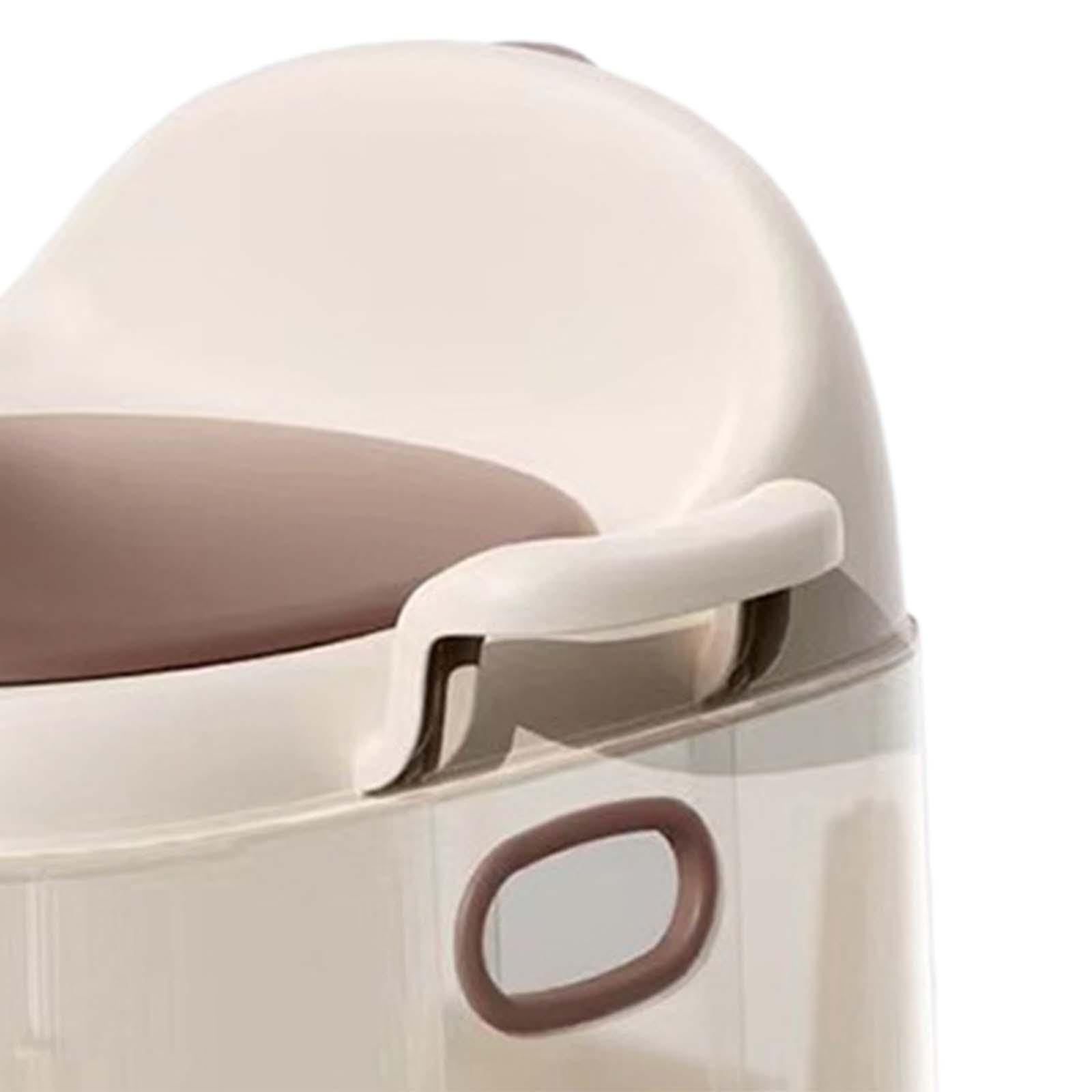 **Esquirla Kids Potty Chair - Non-Slip Toddler Training Toilet for Boys & Girls, Easy to Empty & Clean, Realistic Design, Brown - Perfect for Home, Travel & Daycare Potty Training**