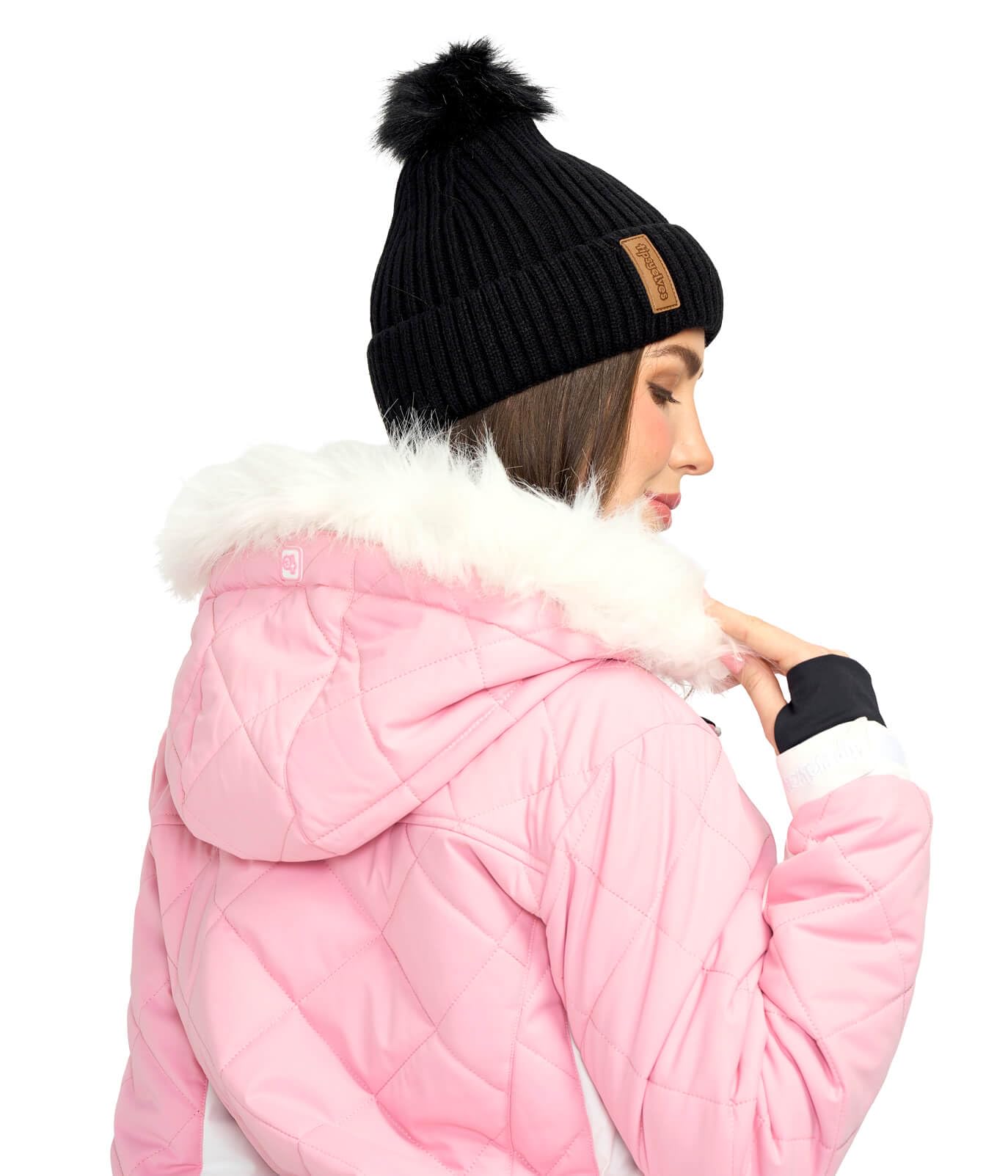 Women's Waterproof Ski Jacket - Bright Colorful Hooded Snow Jacket for Adults | Tipsy Elves Après Ski Outerwear | Perfect for Skiing, Snowboarding & Winter Adventures