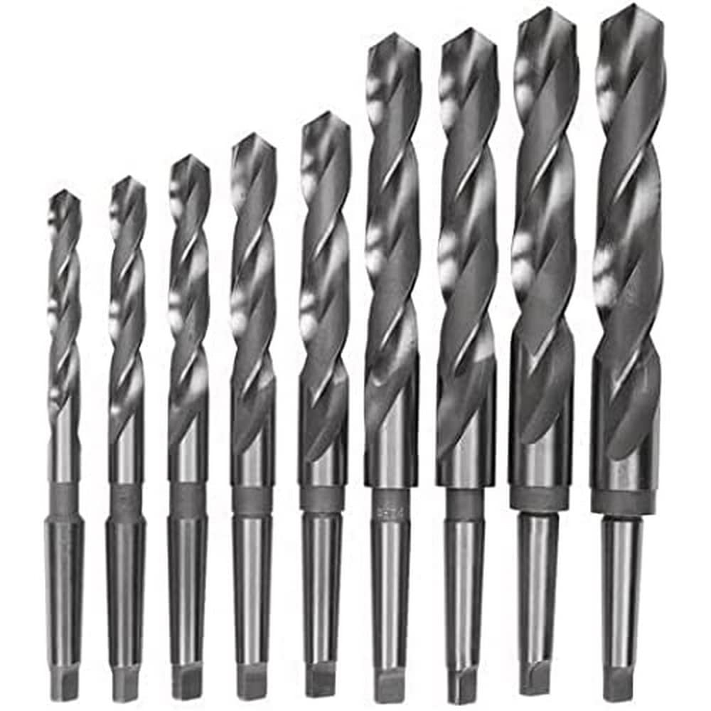 Optimum 3051003.0 MK3 High-Speed Steel Twist Drill Bit Set - 9 Piece for Metal, Wood & Plastic Drilling - Perfect for DIY Projects, Home Repairs & Professional Workshop Use