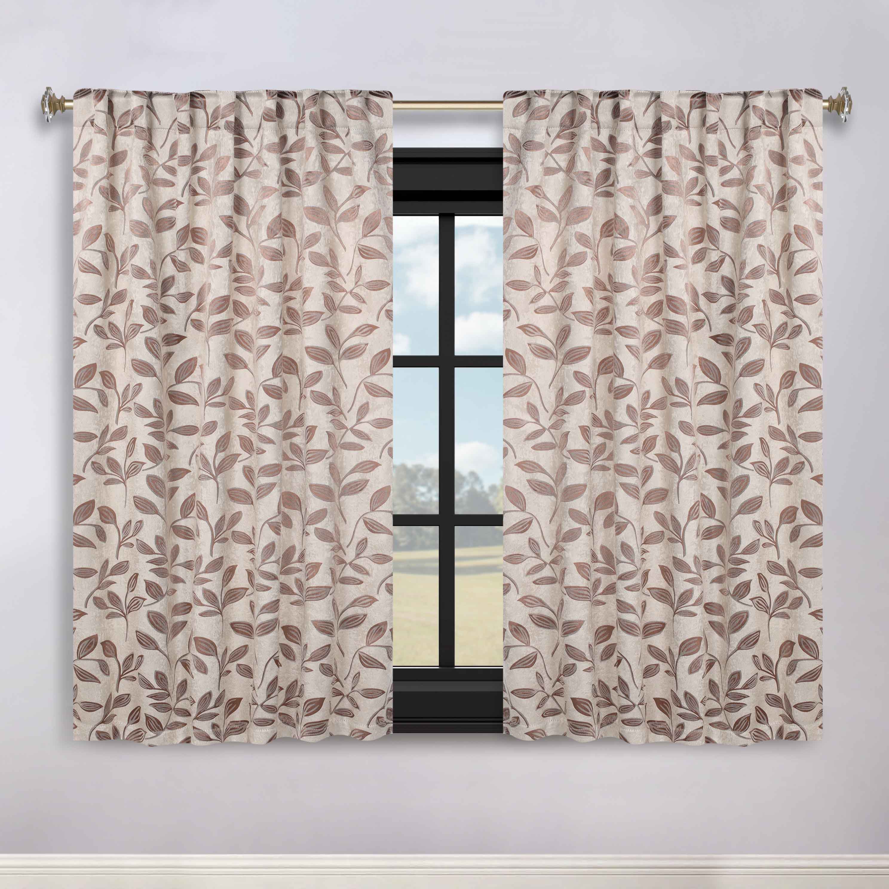 Premium Blackout Curtains for Bedroom - Super Soft Thermal Insulated Room Darkening Drapes with Back Tab Design (Set of 2 Panels) - Perfect for Nursery, Home Theater & Shift Workers
