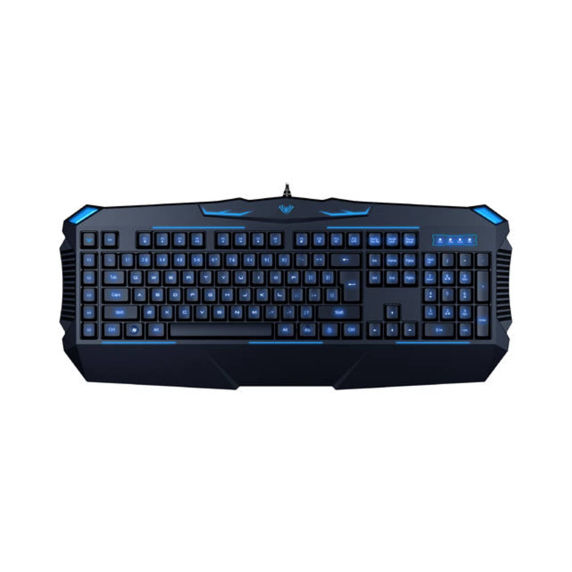 AULA Mechanical Demon King SI-886 Wired USB Gaming Keyboard - RGB Backlit, 104 Keys, Black - Perfect for PC Gaming, Office Work & Typing