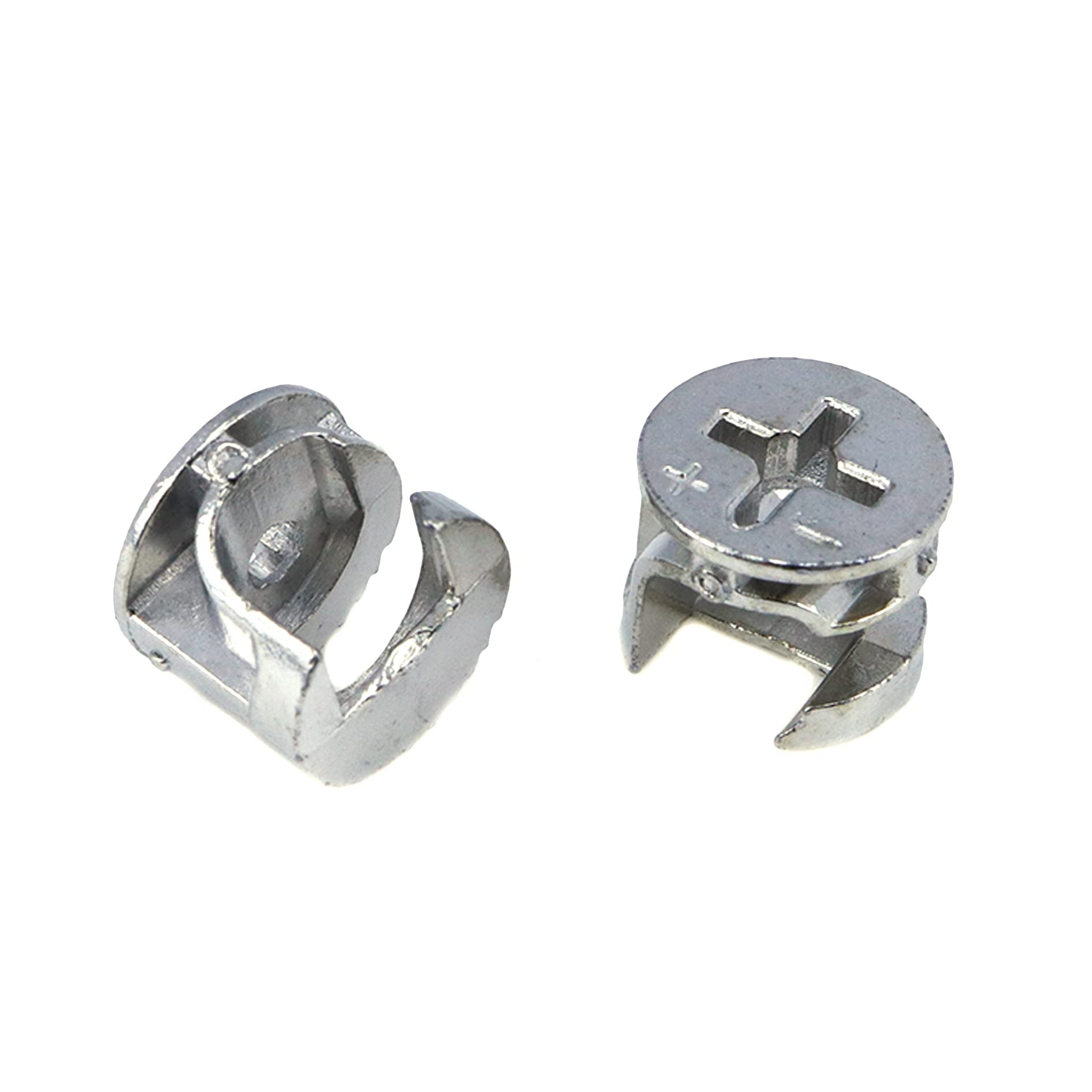30PCS Silver Cam Lock Nut 0.47