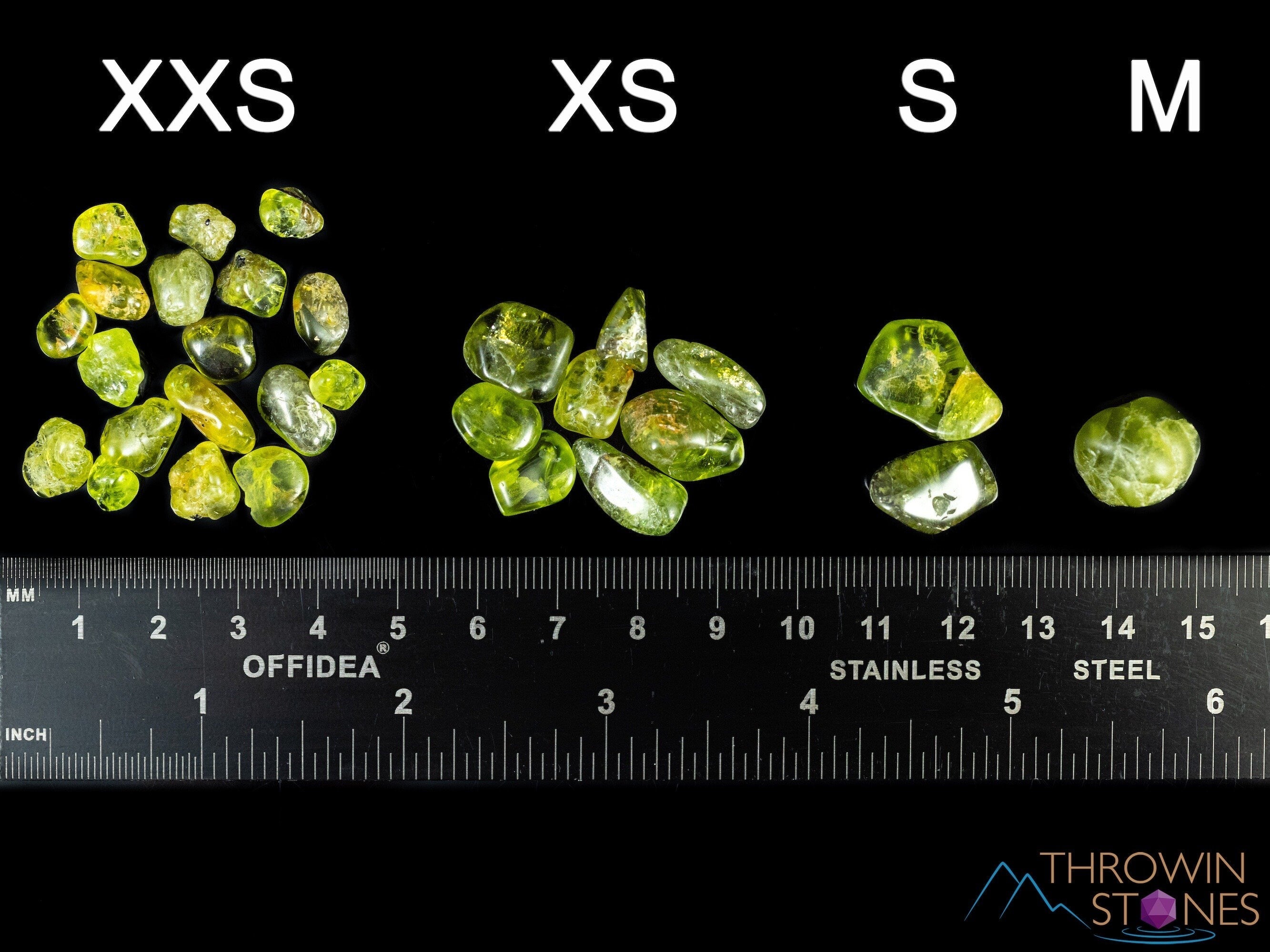 PERIDOT Crystal Chips - Small Tumbled Gemstones for Jewelry Making, August Birthstone, DIY Craft Supplies | Perfect for Necklaces, Bracelets & Healing Crystal Jewelry