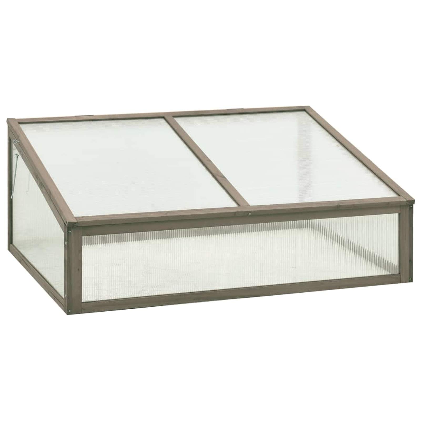 Tidyard Firwood Greenhouse with Openable Roof - 39.4