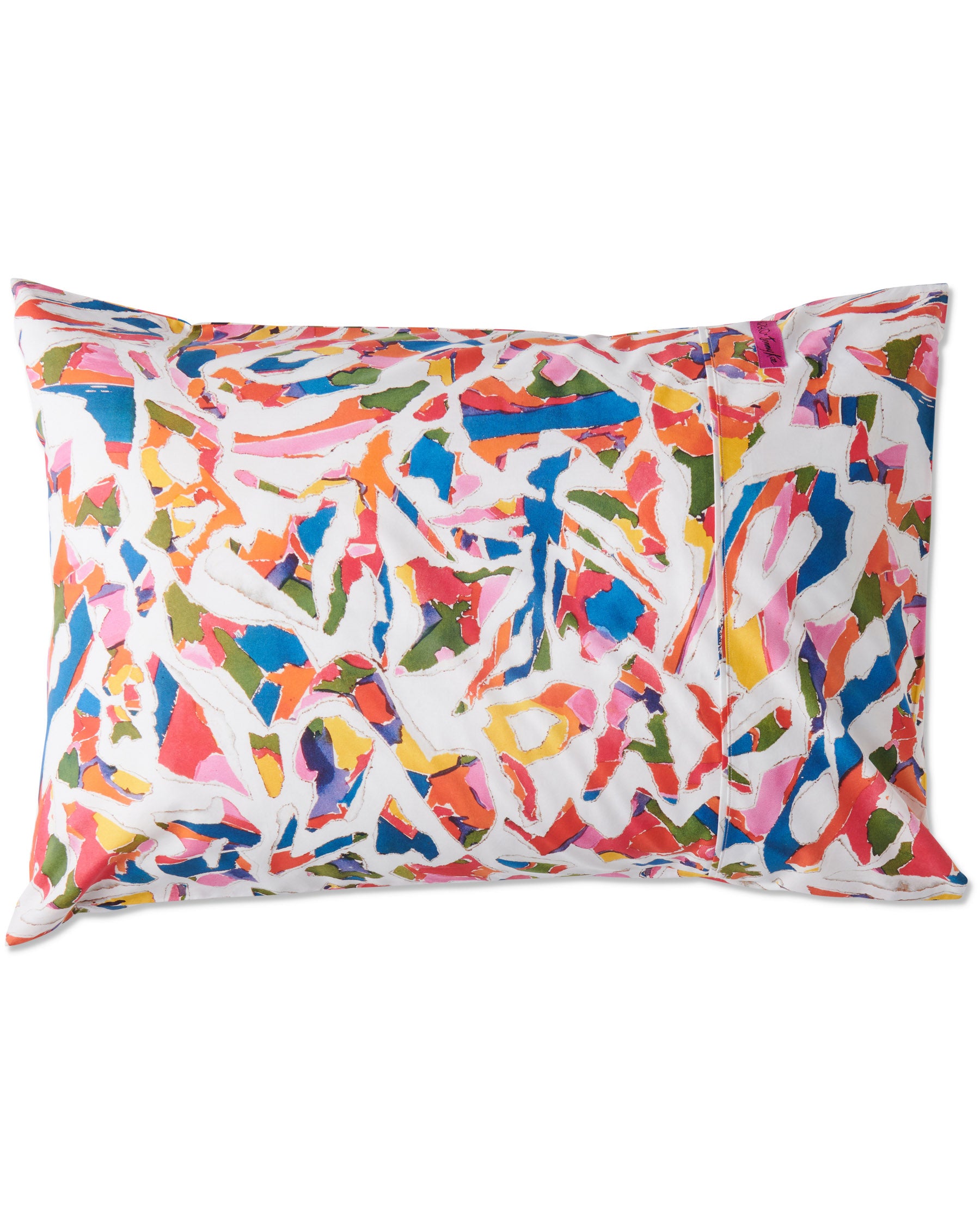 Kip&Co x Jenny Kee Opal Oz Pax White Organic Cotton Pillowcases - Soft & Hypoallergenic Bedding for Luxury Home Decor & Comfortable Sleep