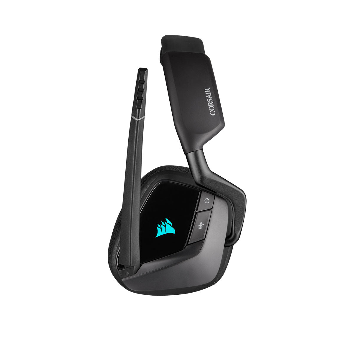Corsair Void RGB Elite Wireless Gaming Headset - 7.1 Surround Sound, Noise Cancelling Mic, Comfortable Memory Foam - Perfect for PC, PS5, Xbox & Streaming (Black)