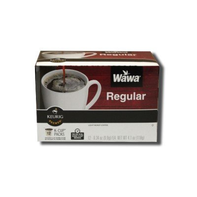 Wawa Regular Coffee K-Cups for Keurig Brewers - 12 Count (Original Blend) | Compatible with All Keurig Coffee Makers | Perfect for Home, Office or Morning Coffee Break