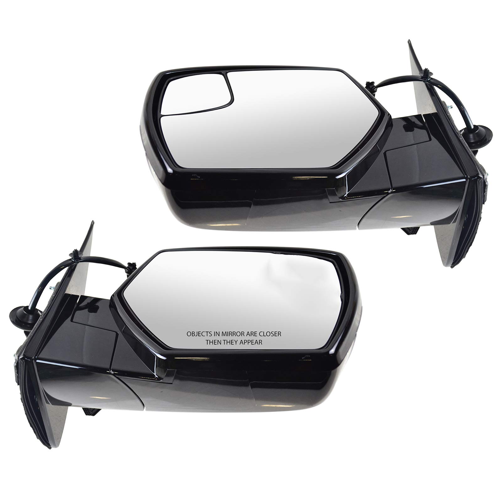 1A Auto 1AMRP01664 (2-Piece) Paint to Match Door Mirror Set - Replacement Side View Mirrors for Cars, Trucks & SUVs - Perfect for DIY Auto Repair & Custom Paint Jobs