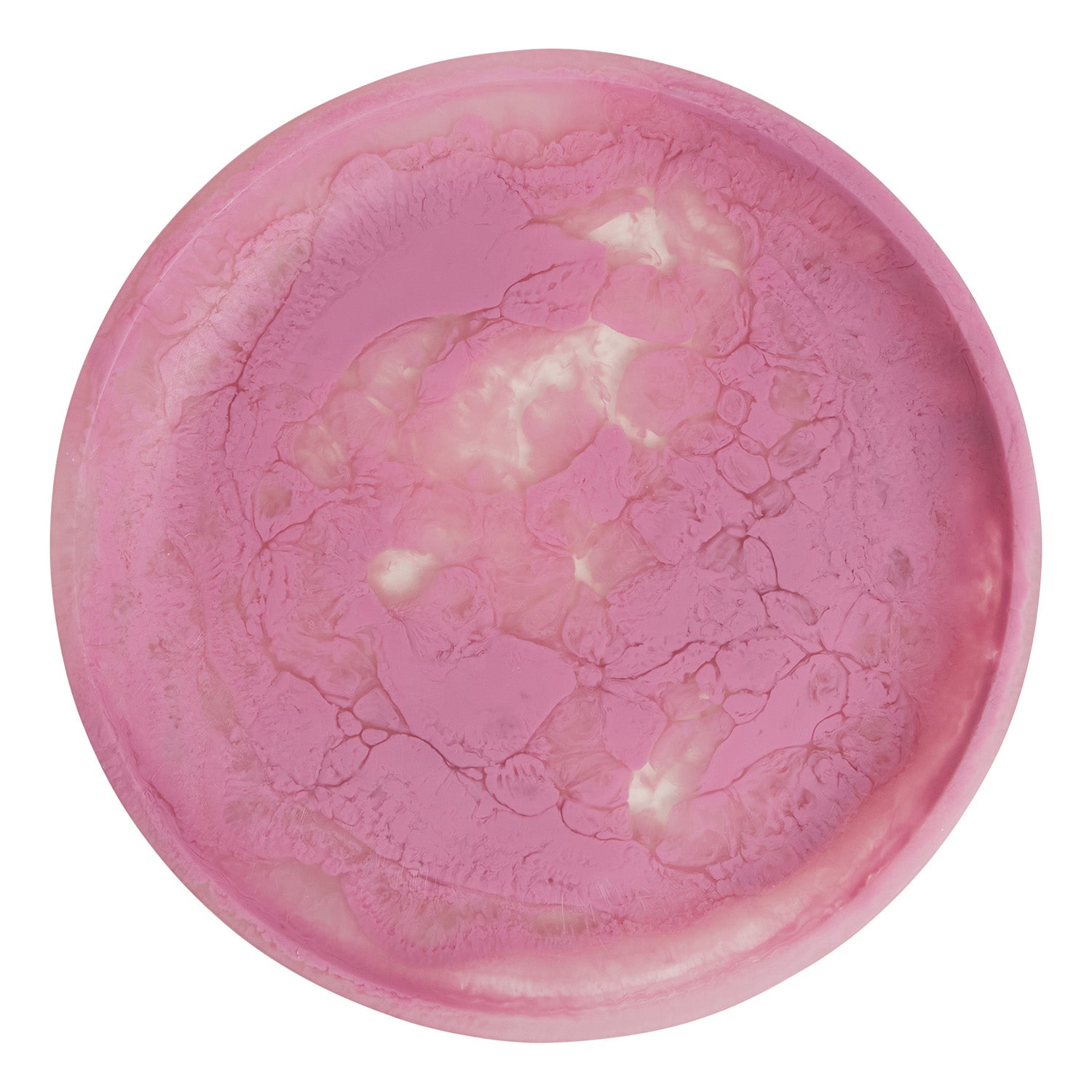 Aamin Mini Platter Serving Tray - Fuchsia Pink Small Appetizer Plate for Party, Wedding, Dessert Display & Home Decor