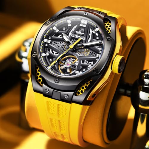 G9003:Yellow band&Black dial