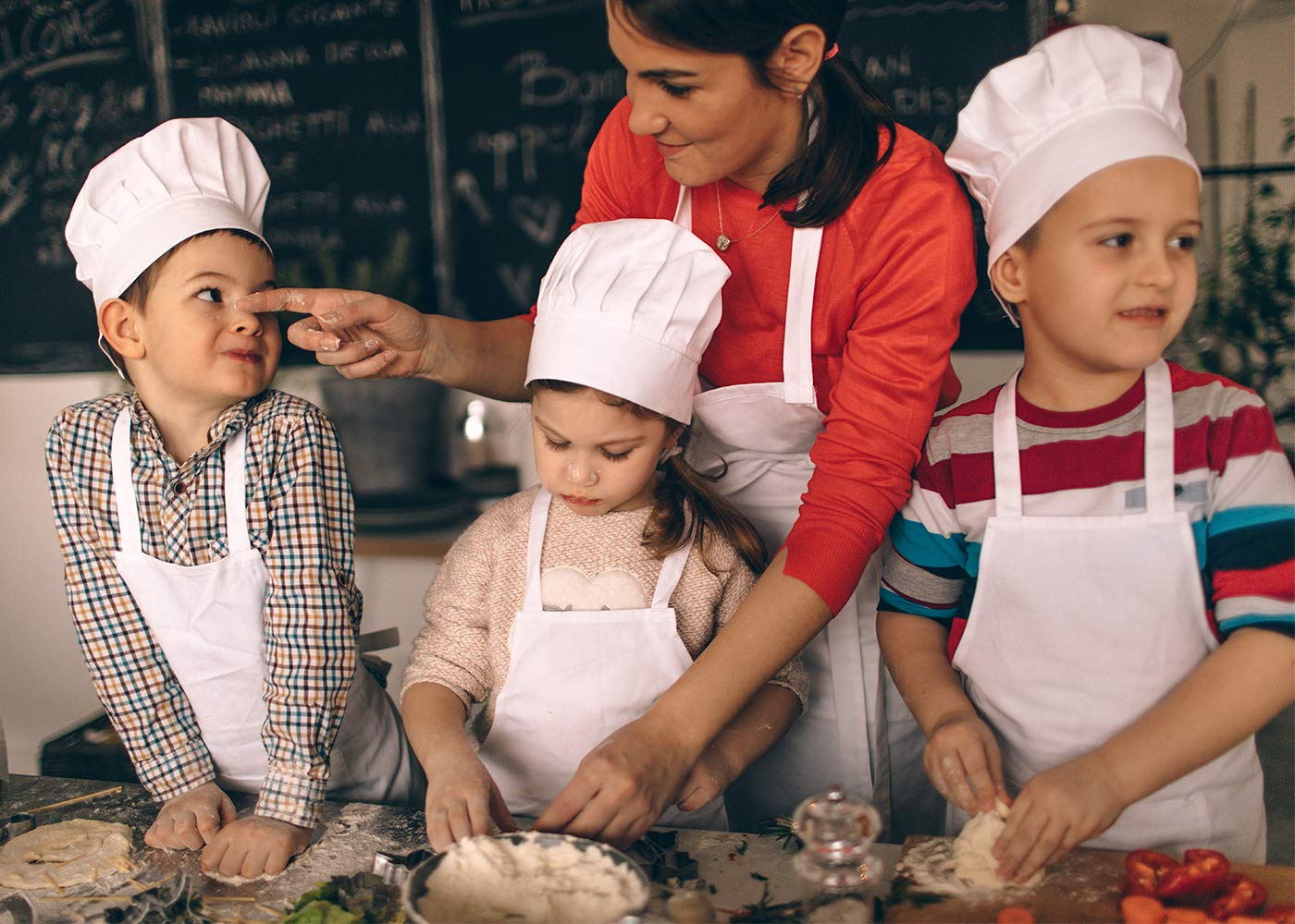 ESHATO Kids Chef Hat - Poly-Cotton Cooking Cap for Children | Perfect for Baking, Cooking Classes & Pretend Play Kitchen