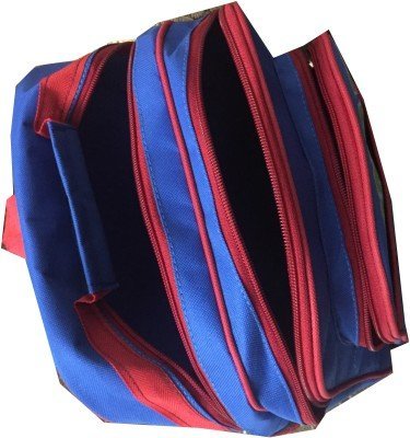 Apnav Blue and Red Waterproof Kids School Backpack - Durable Lightweight Bookbag for Boys and Girls - Perfect for School, Travel, and Outdoor Activities