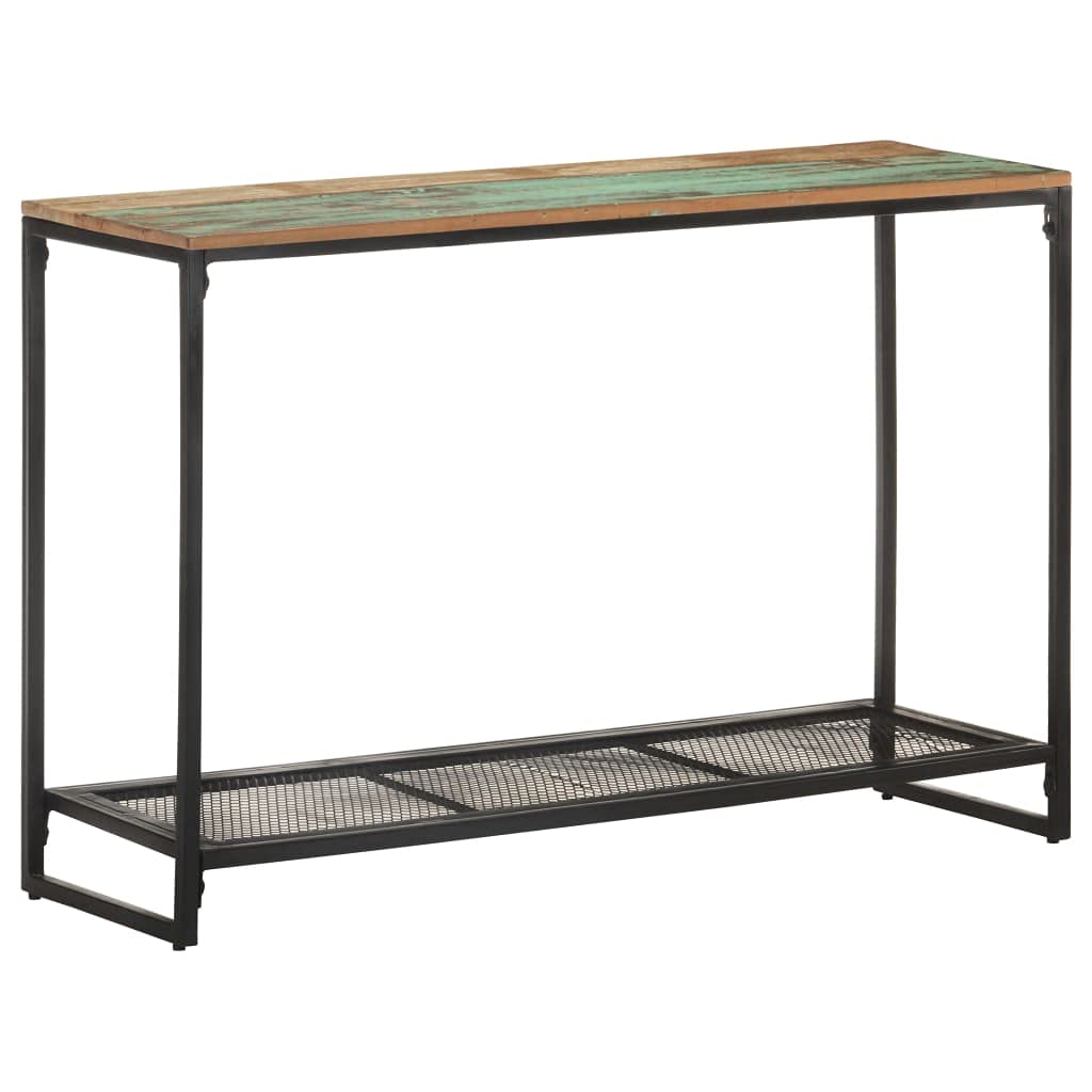 Industrial Style Console Table with Storage Shelf - 43.3