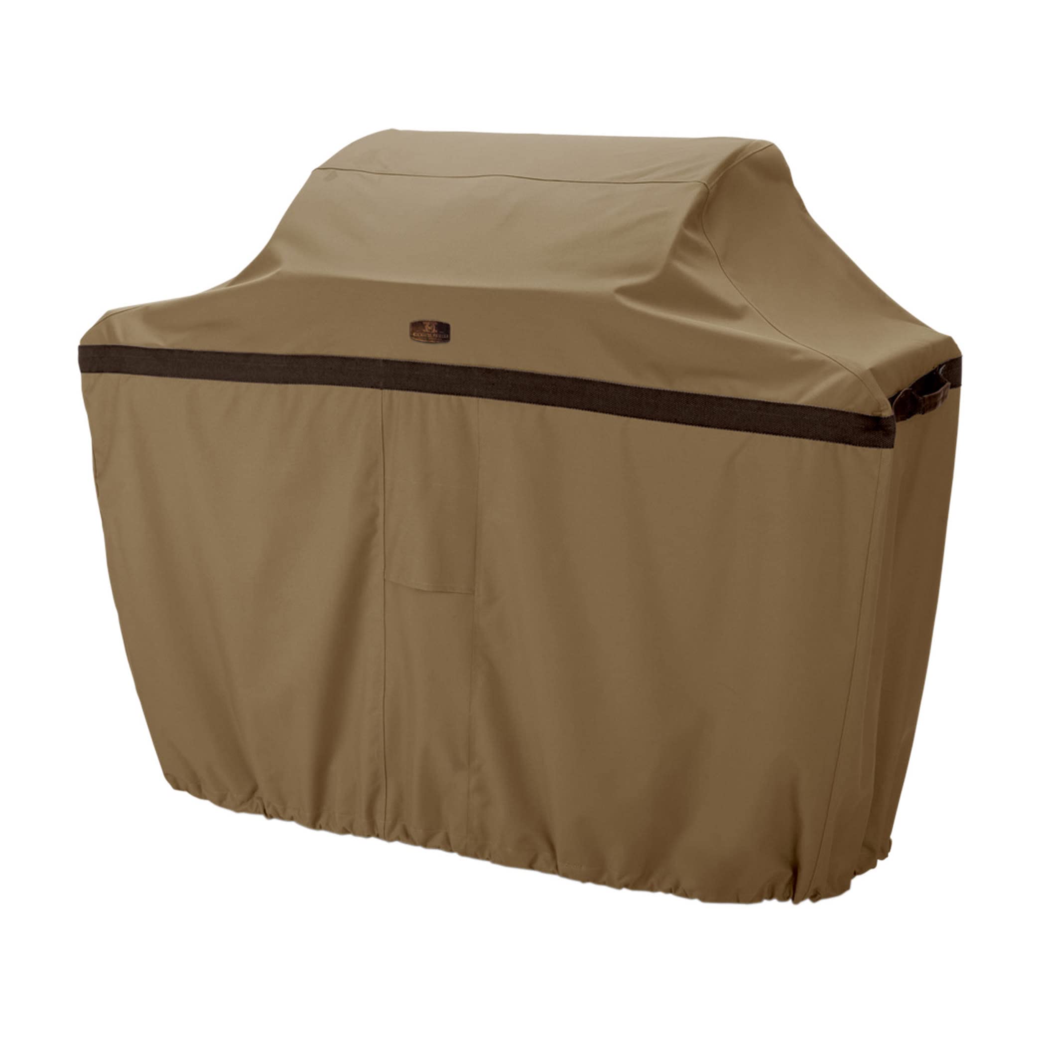 Classic Accessories Hickory 64-Inch Water-Resistant BBQ Grill Cover - Heavy Duty Outdoor Grill Protector for Weber, Char-Broil & More - Perfect for Patio, Backyard & Camping