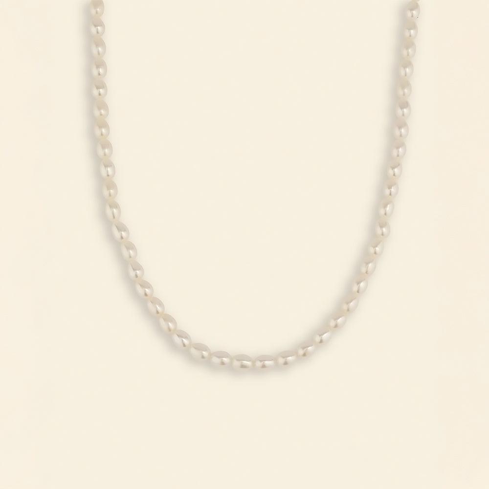 4-5mm Freshwater Pearl Necklace - Elegant 15-16.5 Inch Strand for Women | Perfect for Weddings, Parties & Formal Occasions