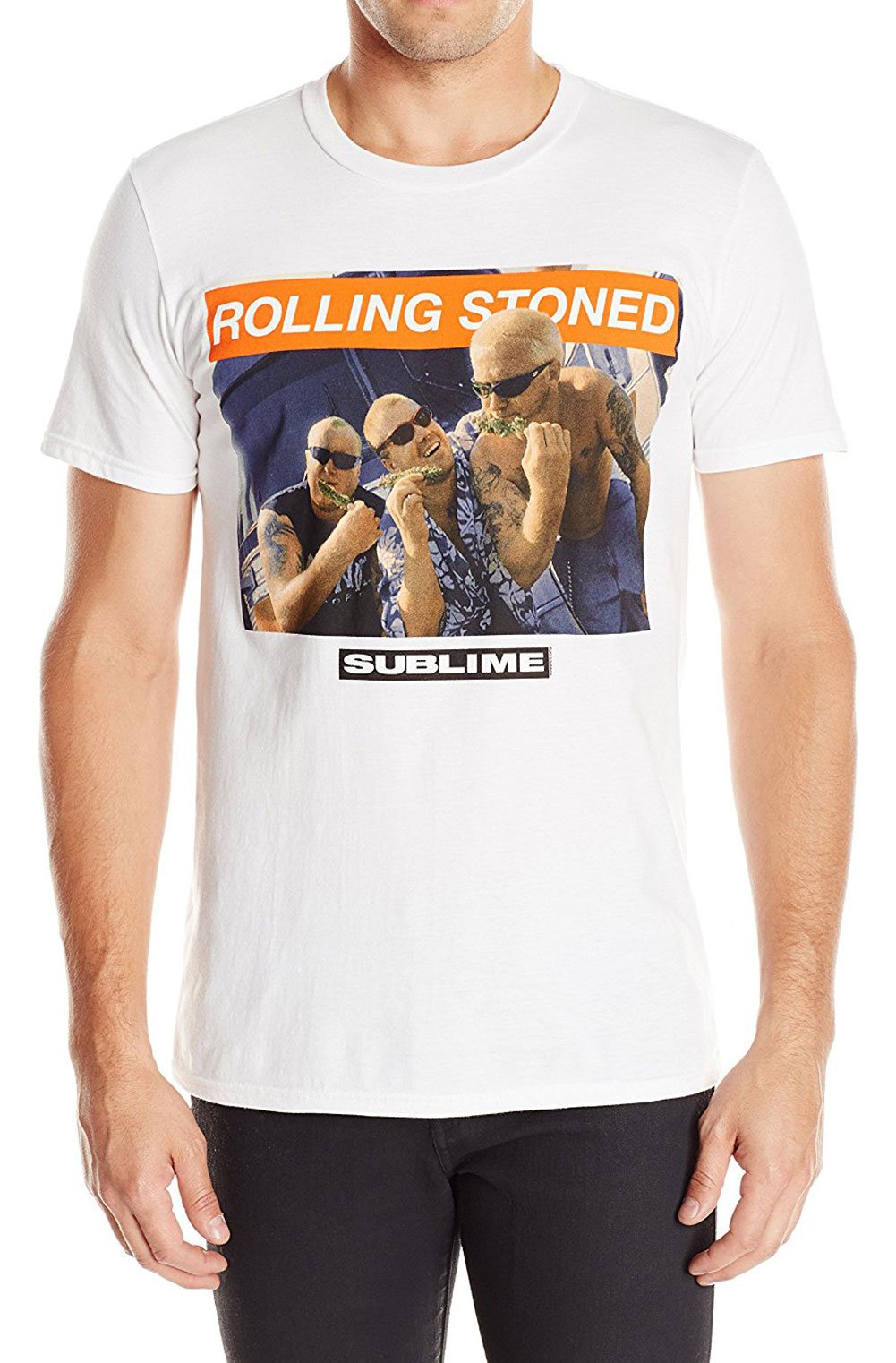 Men's Sublime Rolling Stoned Weed Graphic T-Shirt - Cool Cannabis Design for Concerts, Festivals & Casual Wear