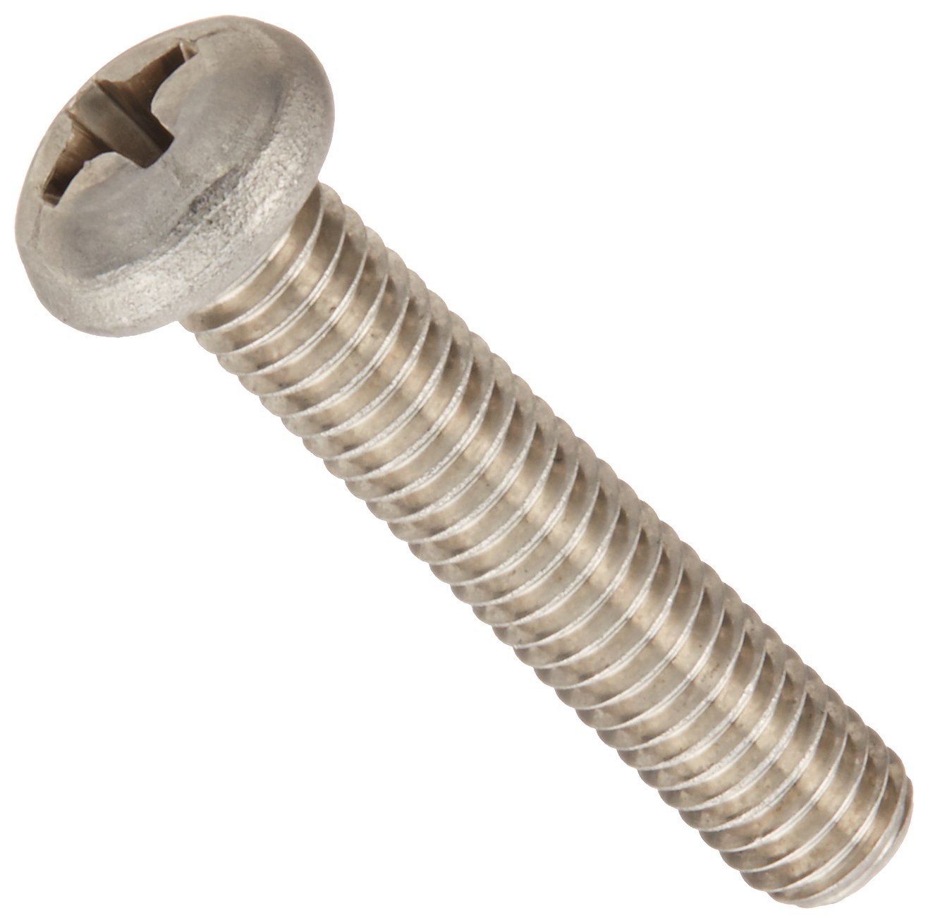 #3-48 UNC Stainless Steel Machine Screws (50 Pack) - Round Head Phillips Drive for Electronics & DIY
