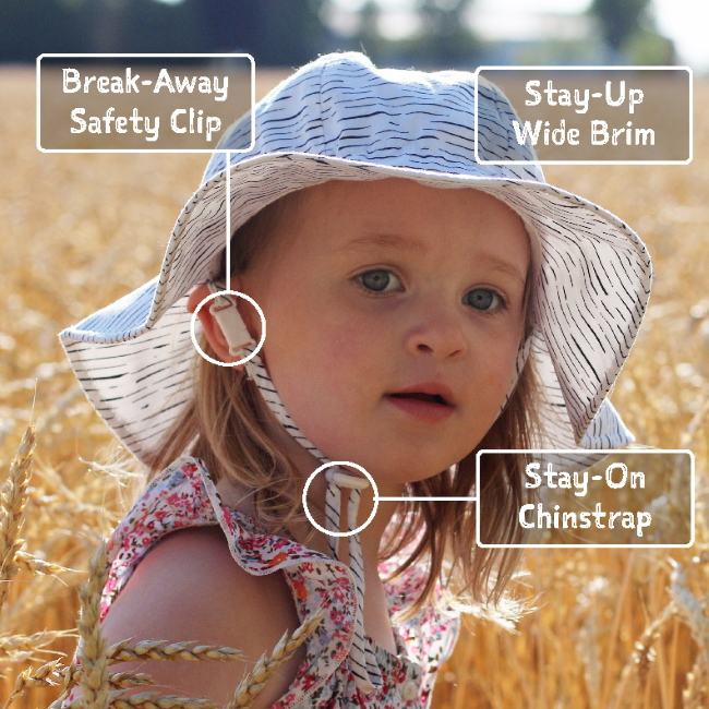 Jan + Jul Cotton Floppy Sun Hat for Babies & Toddlers - Adorable Giraffe Print UV Protection Wide Brim Hat for Outdoor Play, Beach, and Park Adventures