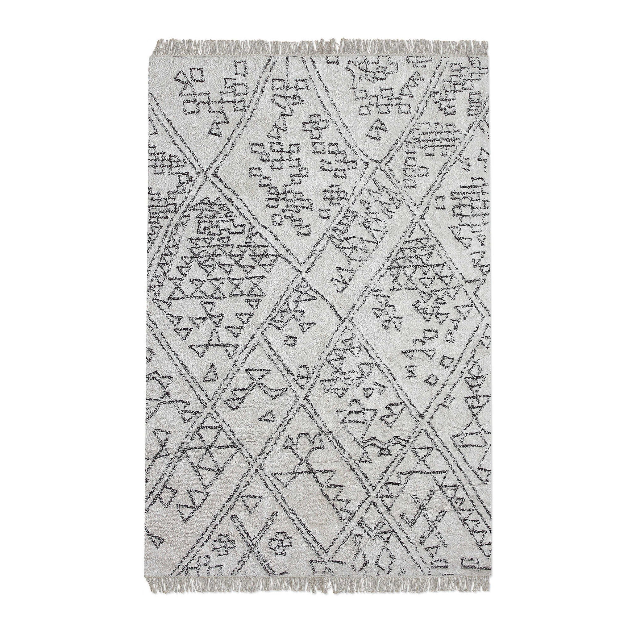 9x12 Ivory Area Rug - Soft Plush Shaggy Carpet for Living Room, Bedroom, and Home Decor