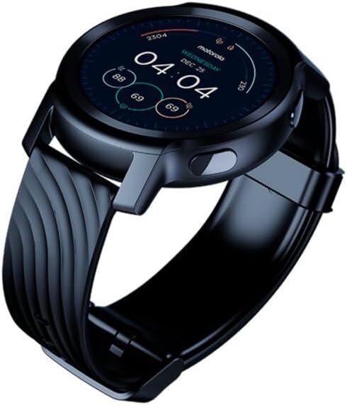 Motorola Moto Watch 100 - Smart Fitness Tracker with Heart Rate Monitor, GPS & 10-Day Battery Life | Perfect for Running, Swimming & Daily Activity Tracking