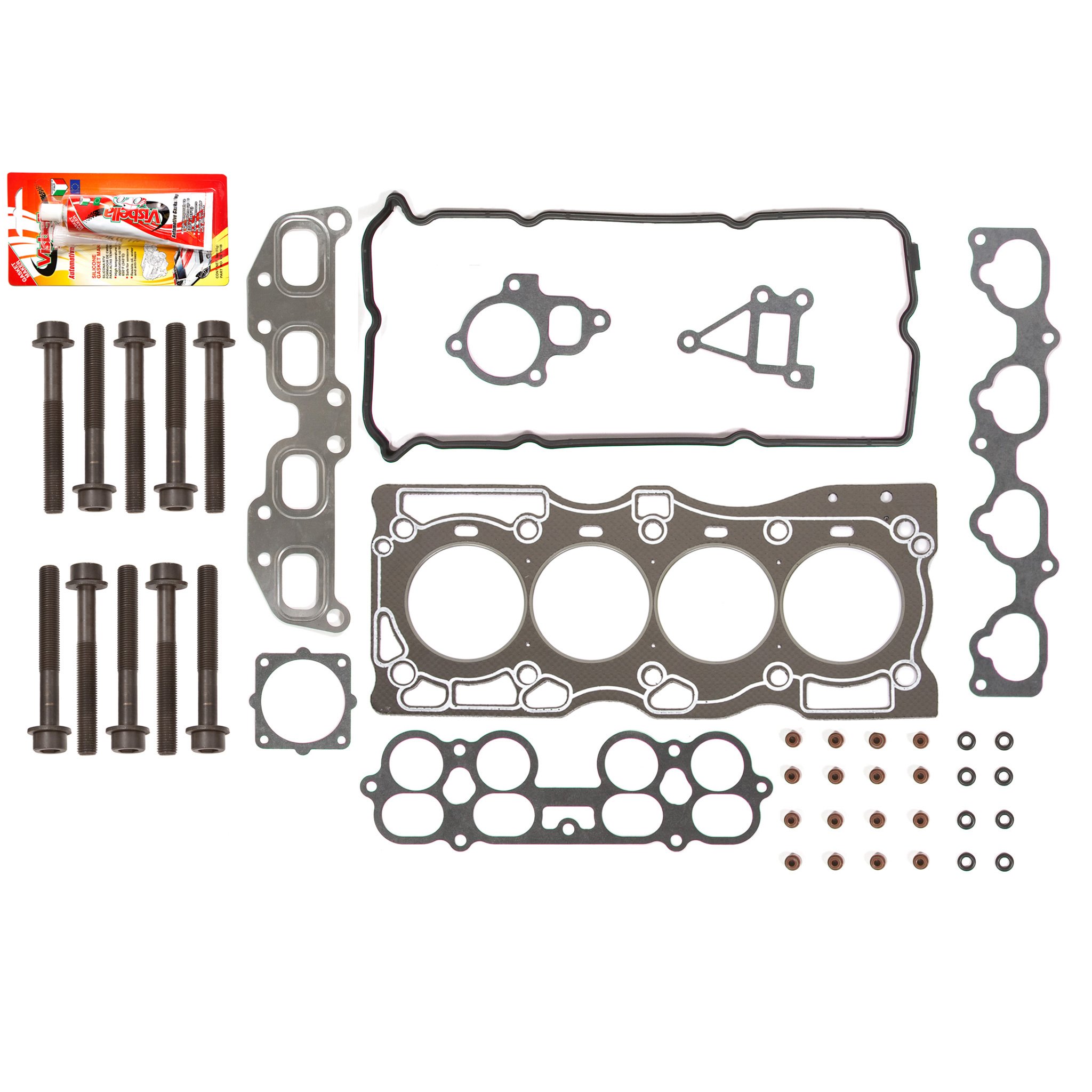 Nissan Sentra SE-R 2.5 Head Gasket Set with Head Bolts - Compatible with 2002-2006 Models - Perfect for Engine Repair & Maintenance