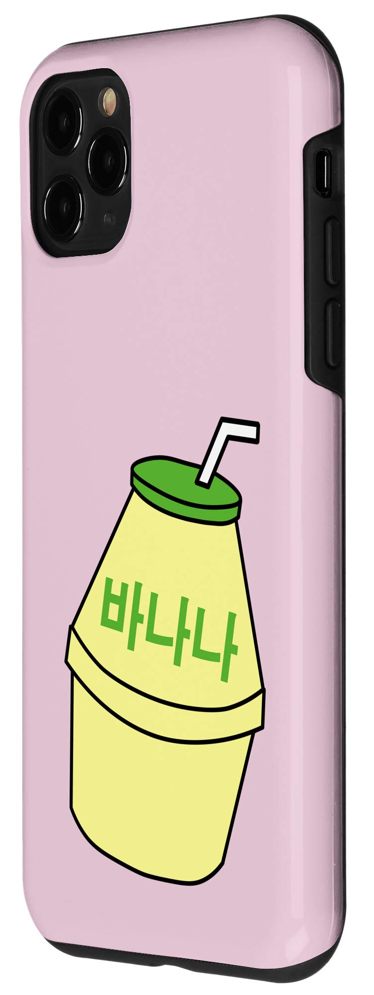 Cute Pink Banana Milk iPhone 11 Pro Case - Korean Kpop & KDrama Inspired Kawaii Design - Perfect for Kpop Fans, Anime Lovers & Cute Aesthetic Accessories