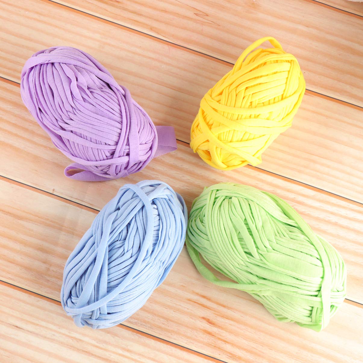 EXCEART 6-Pack Soft Baby Cotton Yarn for Knitting & Crochet - Premium Milk Cotton Wool Blend, Hand-Knitted Cashmere Style Yarn with Jumbo Crochet Hooks - Perfect for DIY Baby Blankets, Scarves, and Handmade Crafts