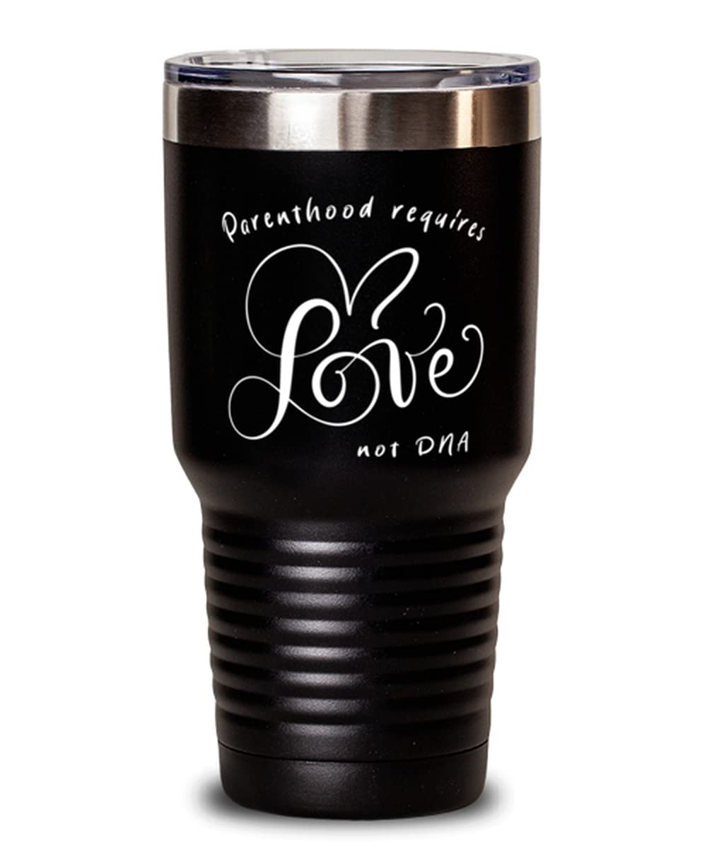 30oz Inspirational Stepdad Tumbler - Stainless Steel Vacuum Insulated Cup for Father's Day Gift, Birthday Present - Perfect for Coffee, Tea & Outdoor Activities