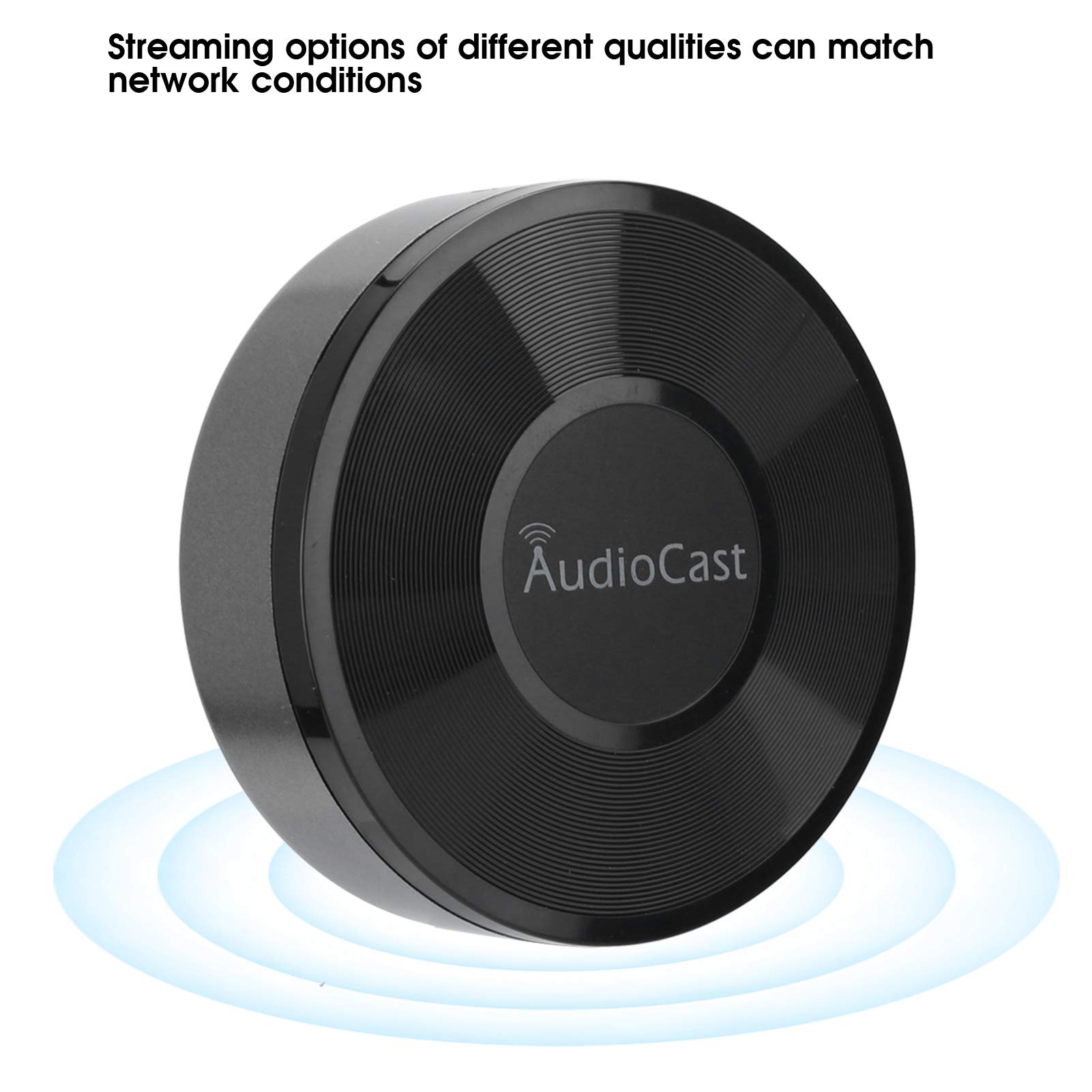 Wireless Music Receiver - HiFi WiFi Audio Streamer for Home Speakers | Bluetooth Adapter for Stereo, PC, TV | Perfect for Parties, Living Room & Office Use