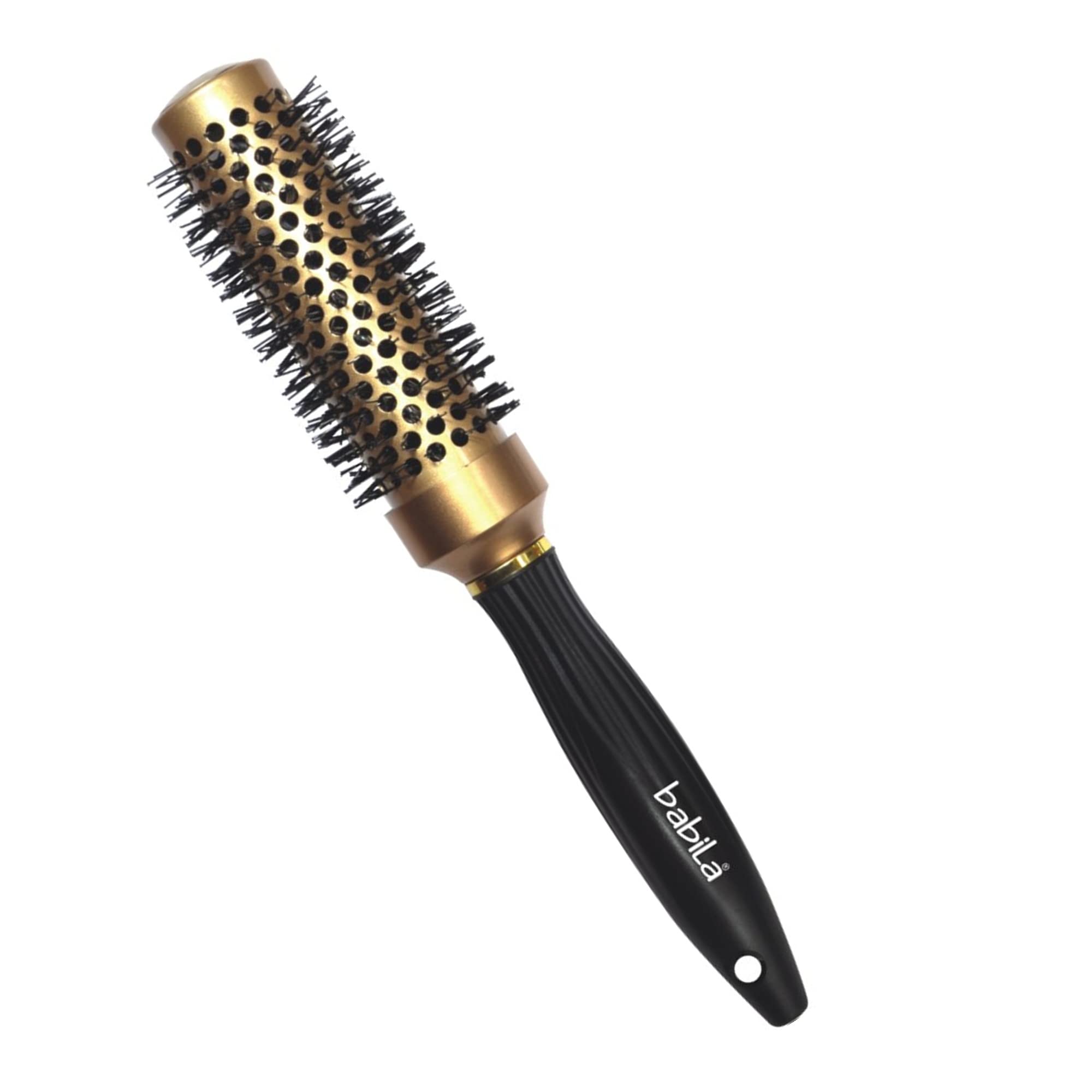Babila Hot Curl Brush - Small Hair Curling Iron for Short to Medium Hair, Perfect for Salon-Quality Curls at Home - Great for Styling, Parties & Everyday Looks