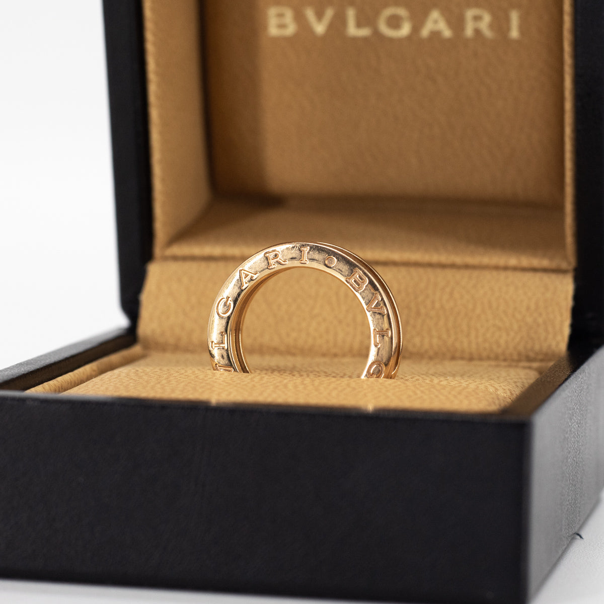 Bvlgari B.Zero1 18K Rose Gold Ring for Women - Luxury Italian Jewelry, Size 48 - Perfect for Weddings, Anniversaries & Special Occasions